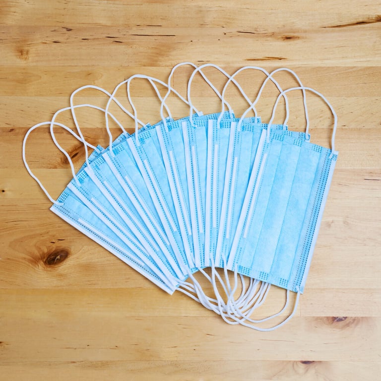 (50 Pack) XRGO 3 Layer Disposable Protective Face Masks (MM3952) Image 6
