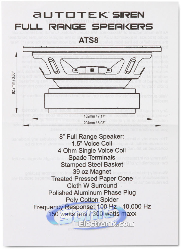 Autotek ATS8 Image 5
