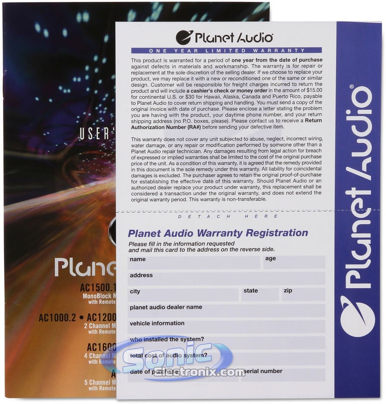 Planet Audio AC1200.2 (Open Box) Image 9