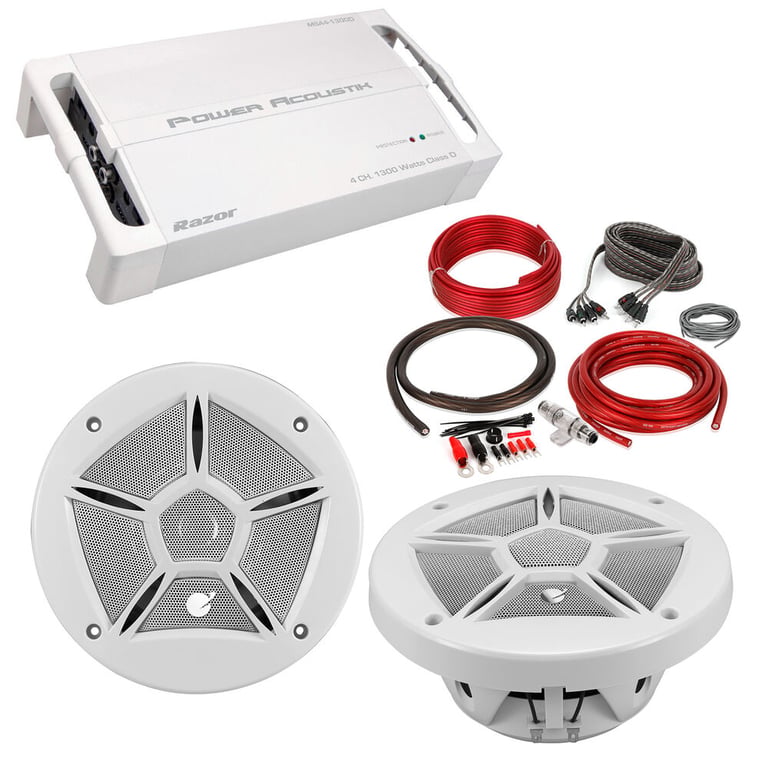 Power Acoustik MSA4‐1300D w/ Planet Audio PM65W Image 1