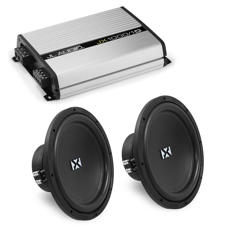 JL Audio JX1000/1D with (2) NVX NSW124v2 Subwoofers Image 1