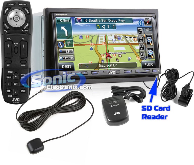 JVC KW-NX7000BT (KW-NX7000 with KS-BTA200) Image 1