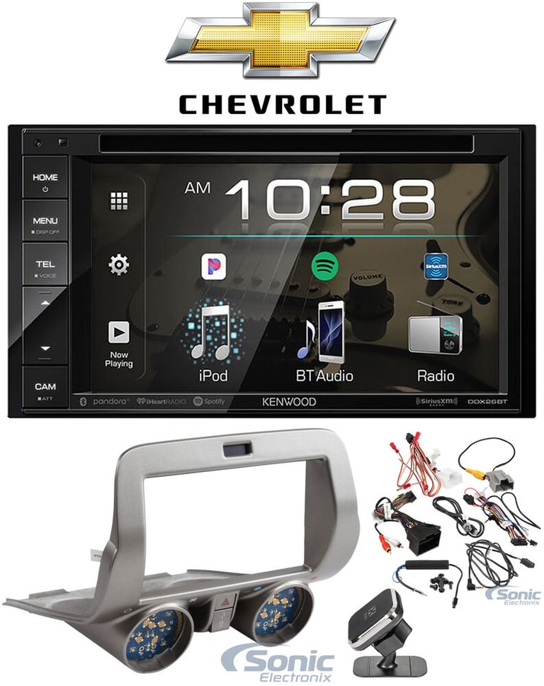 Kenwood DDX26BT Bundle #89 for select Chevrolet Camaro Vehicles Image 1