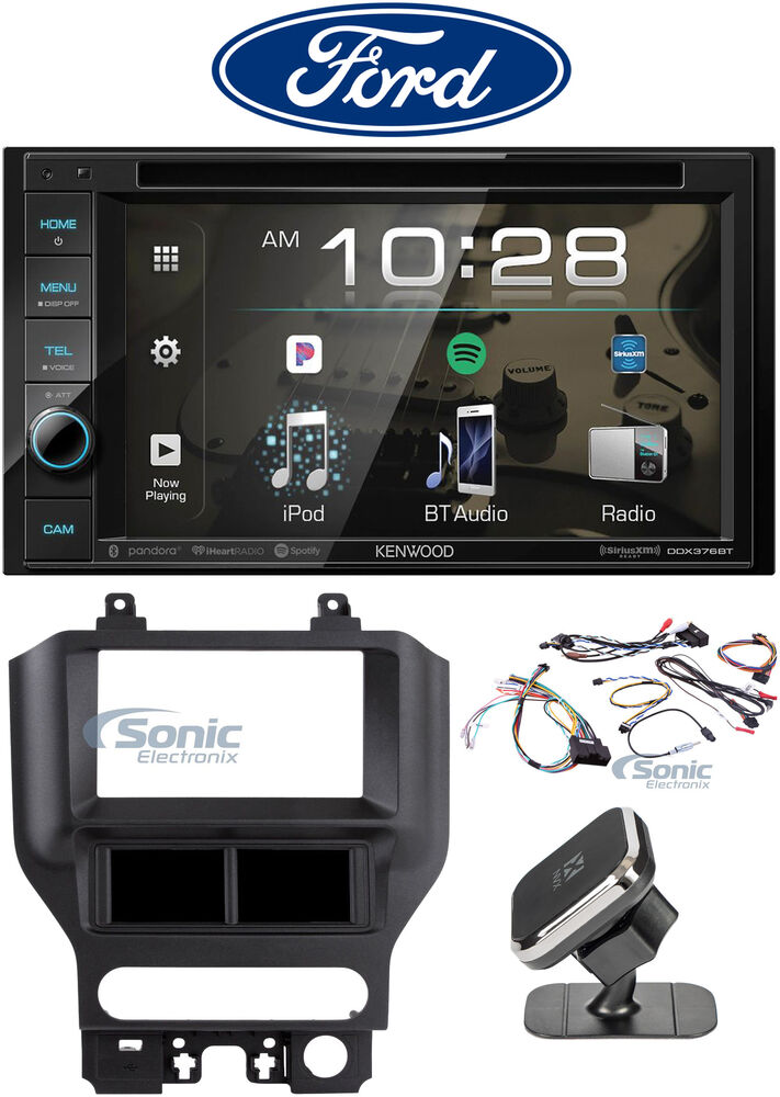 Kenwood DDX376BT Bundle #101 for select Ford Mustang Vehicles Image 1