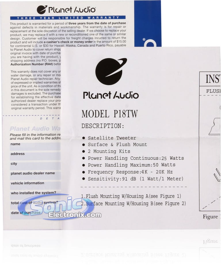 Planet Audio P18TW Image 7