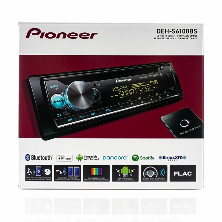 Pioneer DEH-S6100BS Bundle #74 for select Toyota Solara Vehicles Image 7