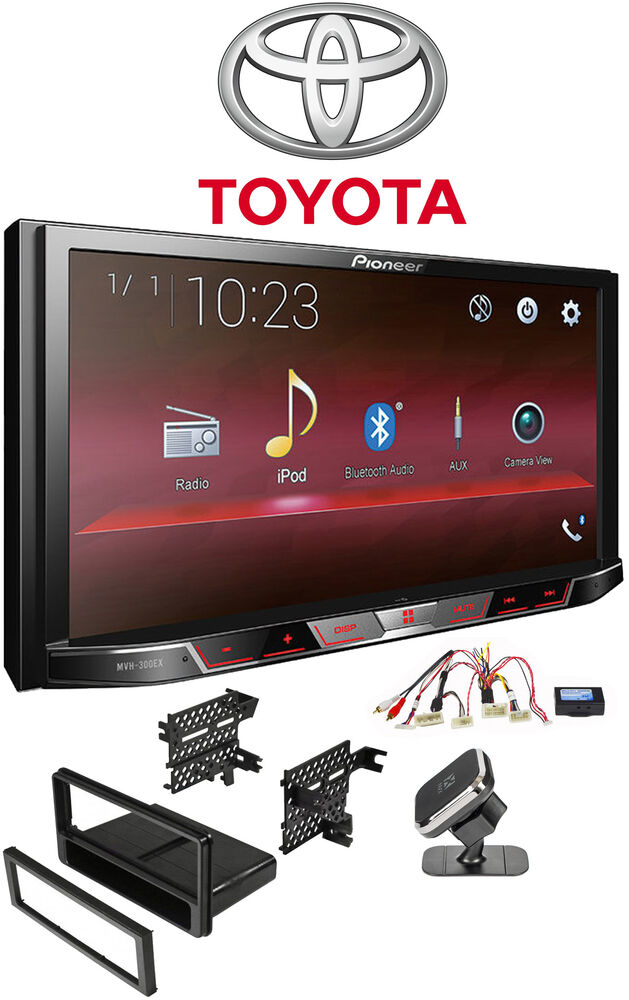 Pioneer MVH-300EX Bundle #80 for select Toyota Venza Vehicles Image 1