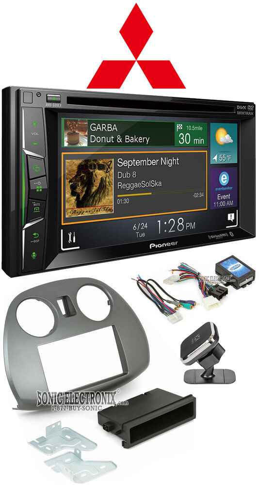 Pioneer AVH-500EX Bundle #81 for select Mitsubishi Eclipse Vehicles Image 1