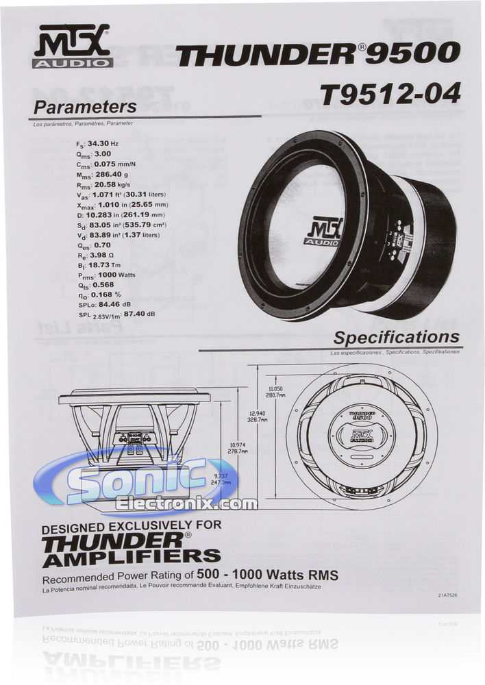 MTX Audio T9512-04 Image 6
