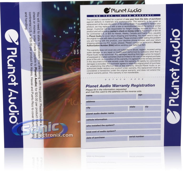 Planet Audio P450 Image 9