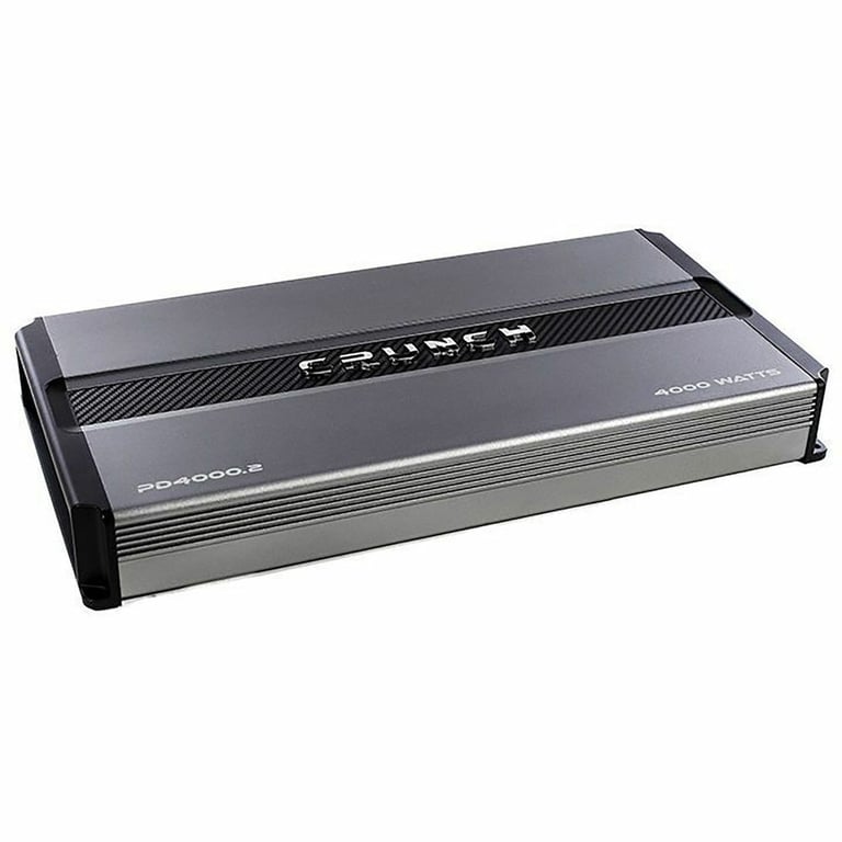 Crunch Power Drive 4000W Class A/B Amplifier PD4000.2 + Amp Kit Image 2