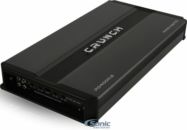 Crunch Power Drive 4000W Class A/B Amplifier PD4000.2 + Amp Kit Image 3