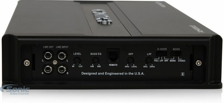 Crunch Power Drive 4000W Class A/B Amplifier PD4000.2 + Amp Kit Image 4