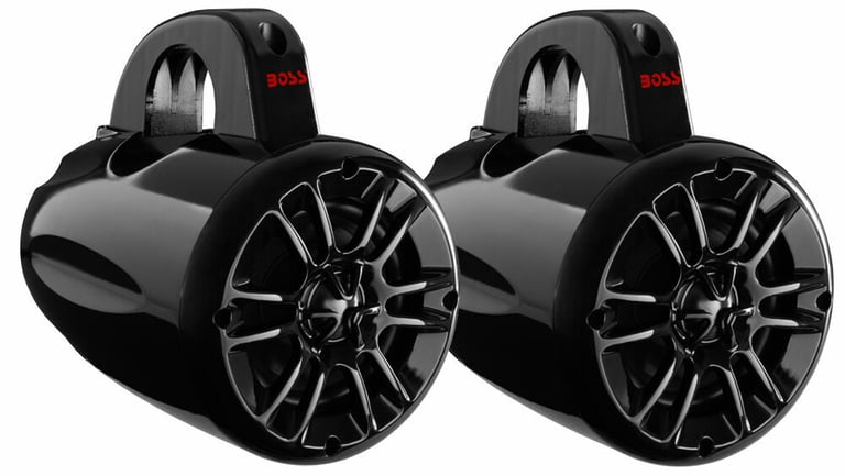 Power Acoustik MSA4‐1300D with (4) Boss Marine Tower Speakers Image 6