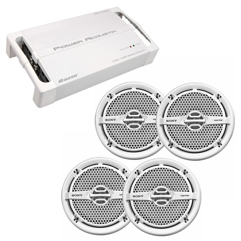 Power Acoustik MSA4‐1300D with (4) Sony XSMP1611 Image 1
