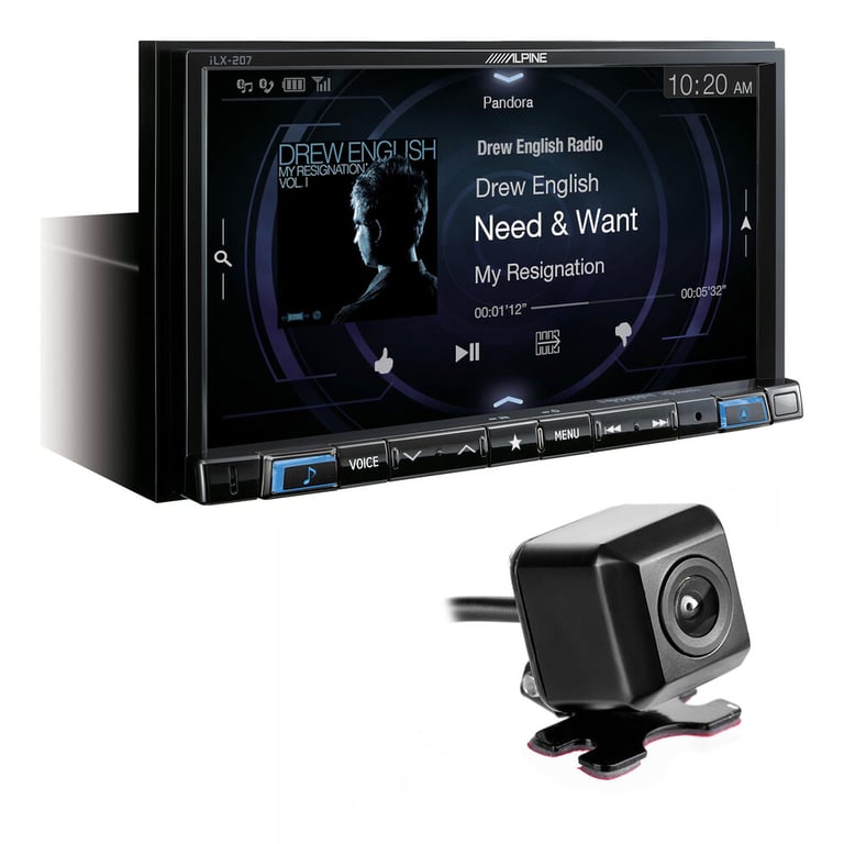 Alpine iLX-207 with Free 5-in-1 NVX Backup Camera Image 1