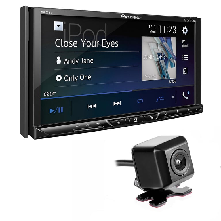 Pioneer AVH-601EX Limitedw with NVX Backup Camera Image 1