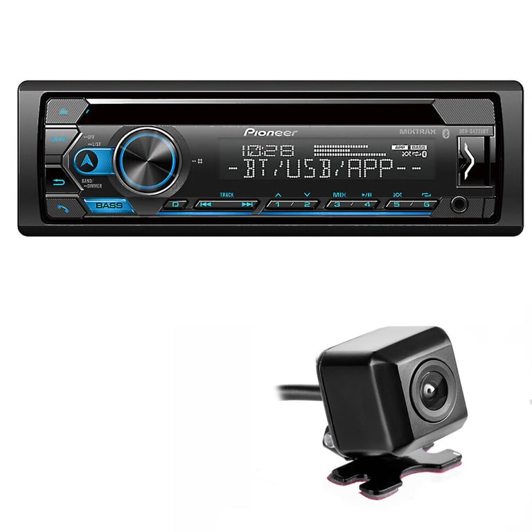 Pioneer DEH-S4220BT with Belva Backup Camera Image 1
