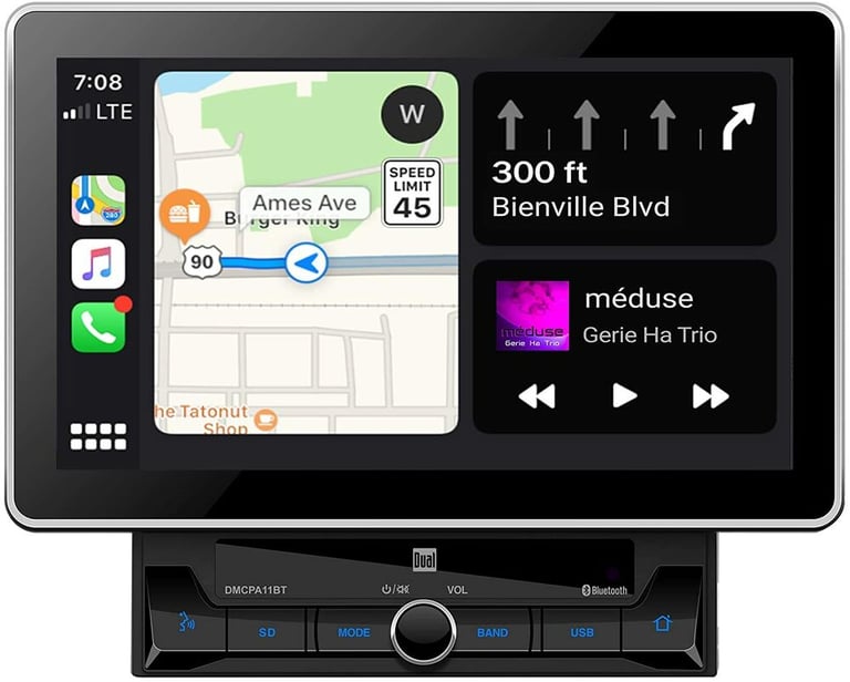 Dual DMCPA11BT with NVX Backup Camera Image 2