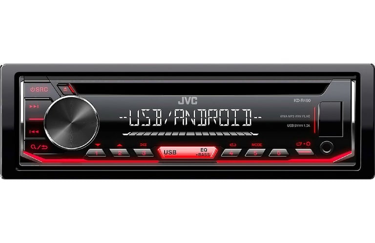 JVC KD-R490 with Belva Backup Camera Image 3