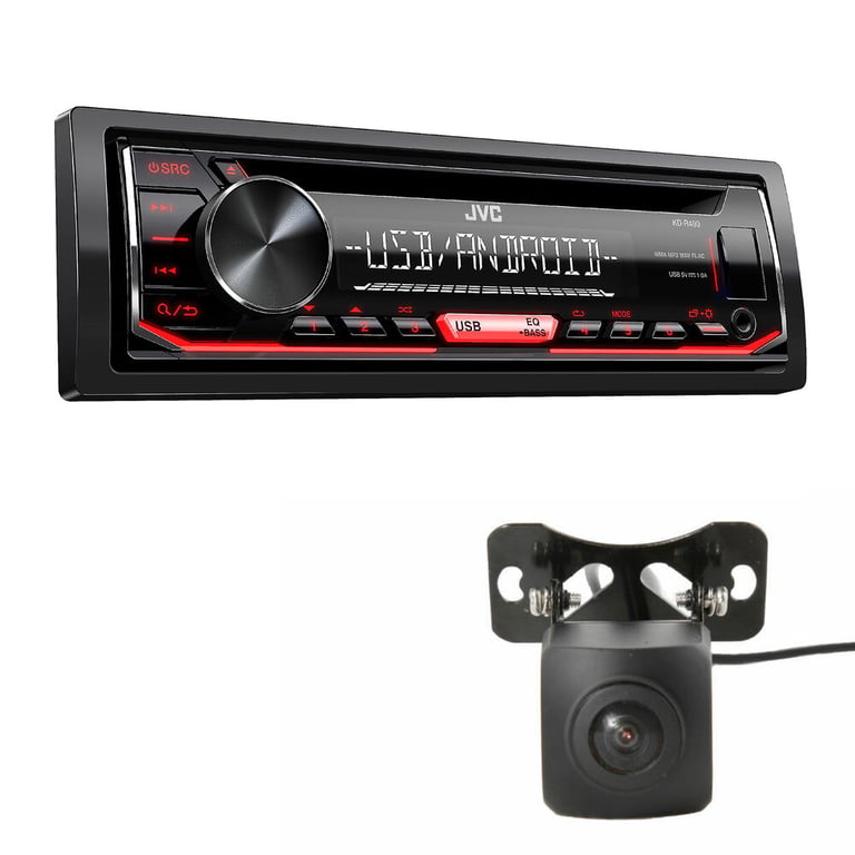 JVC KD-R490 with Belva Backup Camera Image 1