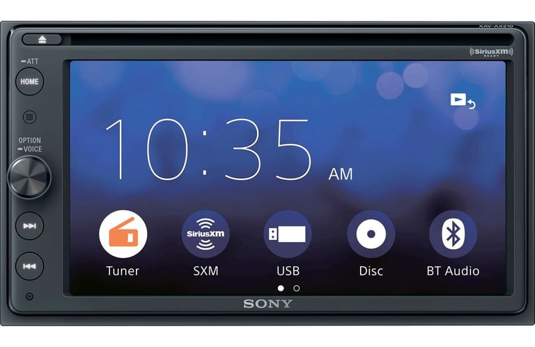 Sony XAV-AX210SXM (XAVAX210SXM) with NVX Backup Cam Image 2