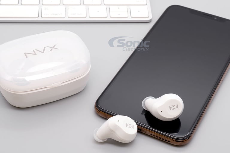 2-Pack NVX INN8 White Edition True Wireless Headphones (INN82) Image 12