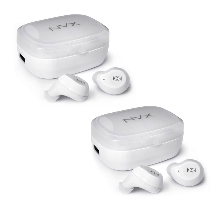 2-Pack NVX INN8 White Edition True Wireless Headphones (INN82) Image 1