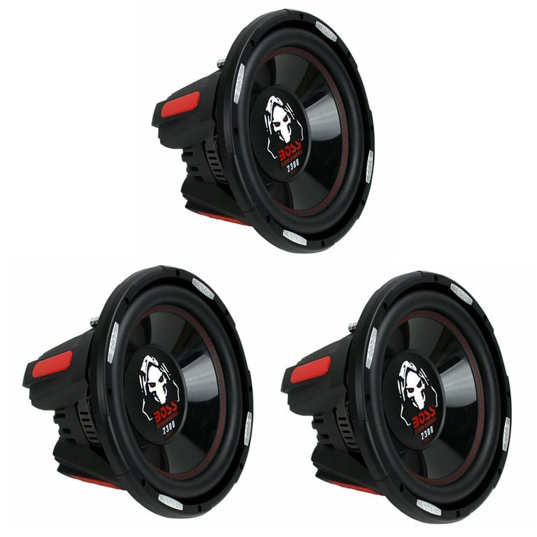 (3) Boss P126DVC 12" Car Subwoofers Image 1