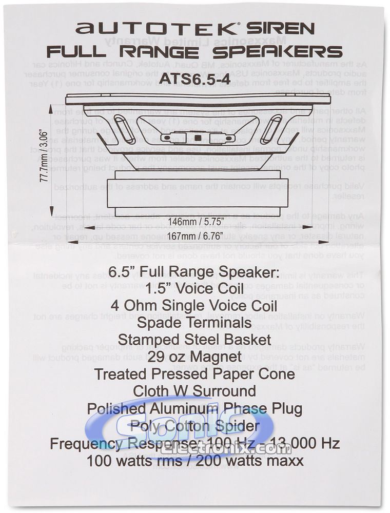 Autotek ATS6.5-4 Image 5