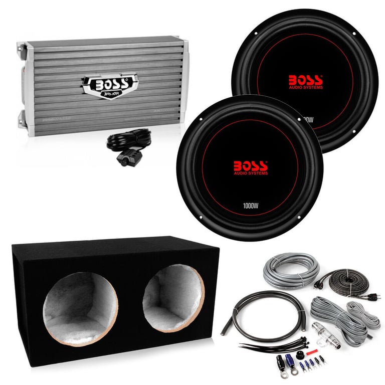 Boss Audio CXX104DVC Complete Bass Package Image 1