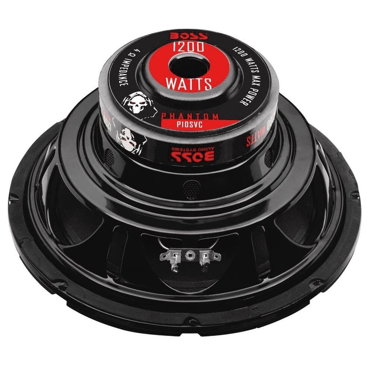 Boss P10SVC Subwoofer + Truck Enclosure + Boss R1100M Amplifier and Amp Kit Image 4