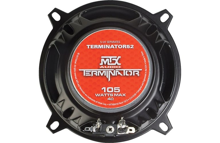 Alpine 600W Amplifier + (4) MTX Terminator 5.25" Speakers + Belva Amp Kit Image 8