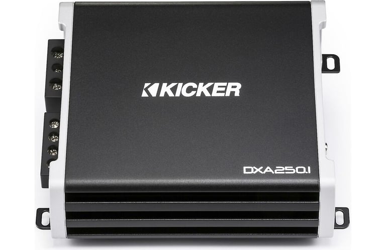Kicker Monoblock Amplifier + Cerwin-Vega 12" Subwoofer + Belva Amp Kit Image 6