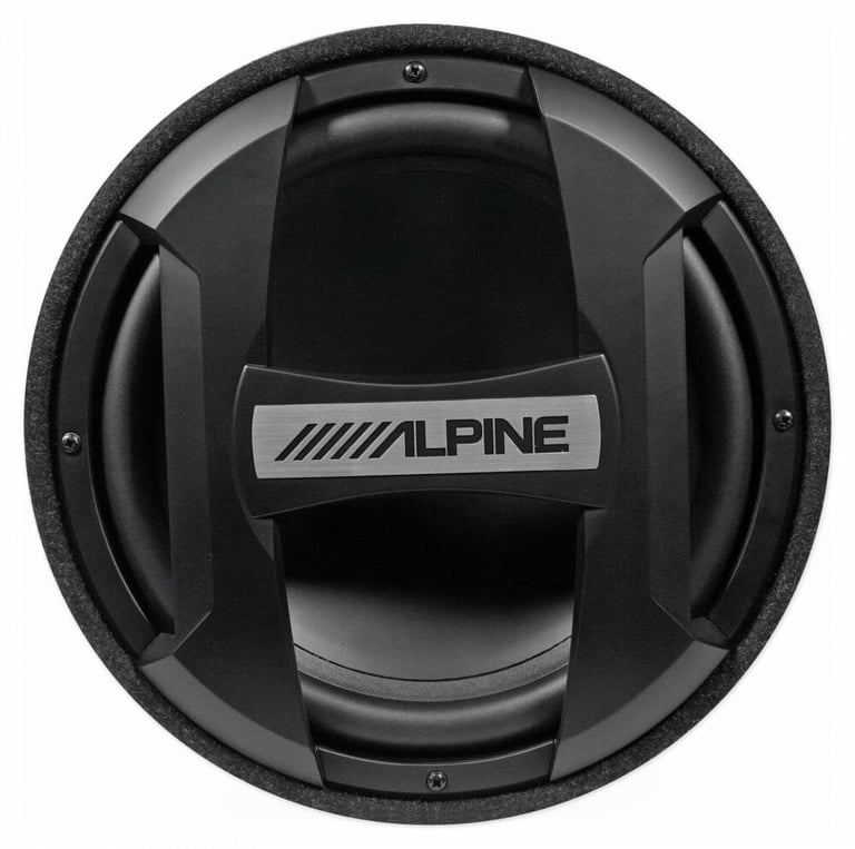 Alpine KTA-200M + Alpine SWT-12S4 12" Sealed Subwoofer Tube Enclosure Package Image 4