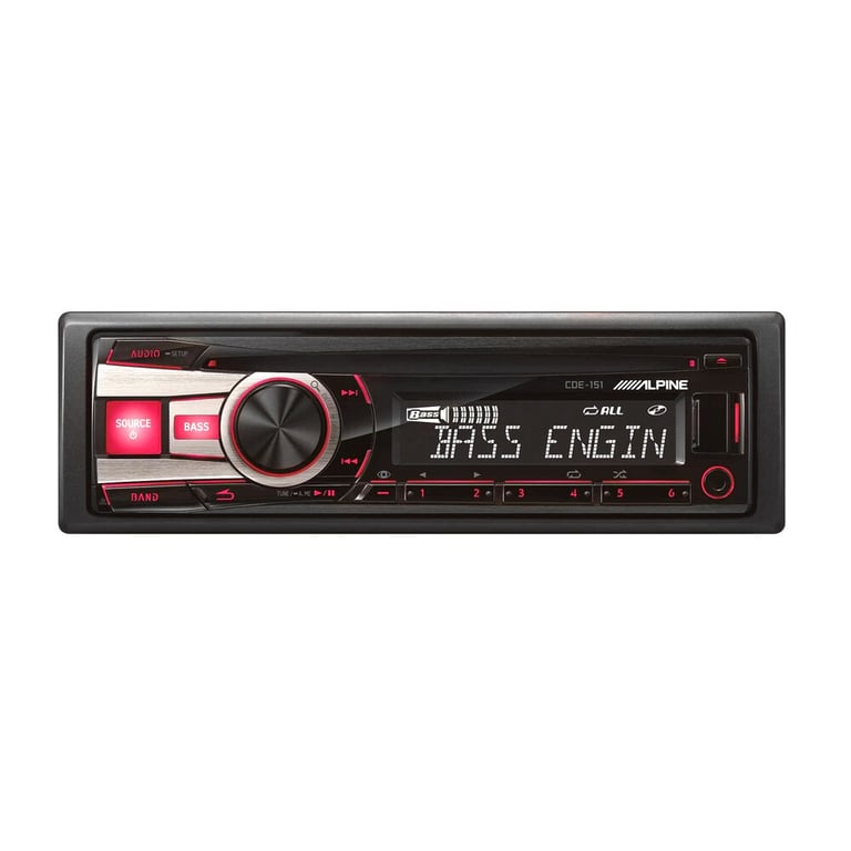 Alpine CDE-170 Advanced CD Receiver Image 2
