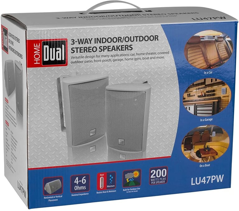 Dual LU47PW Indoor Home Speakers Image 3