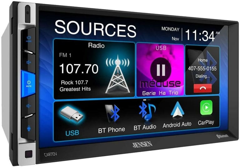 Jensen CAR70V + Free High Quality NVX Backup Camera Image 2