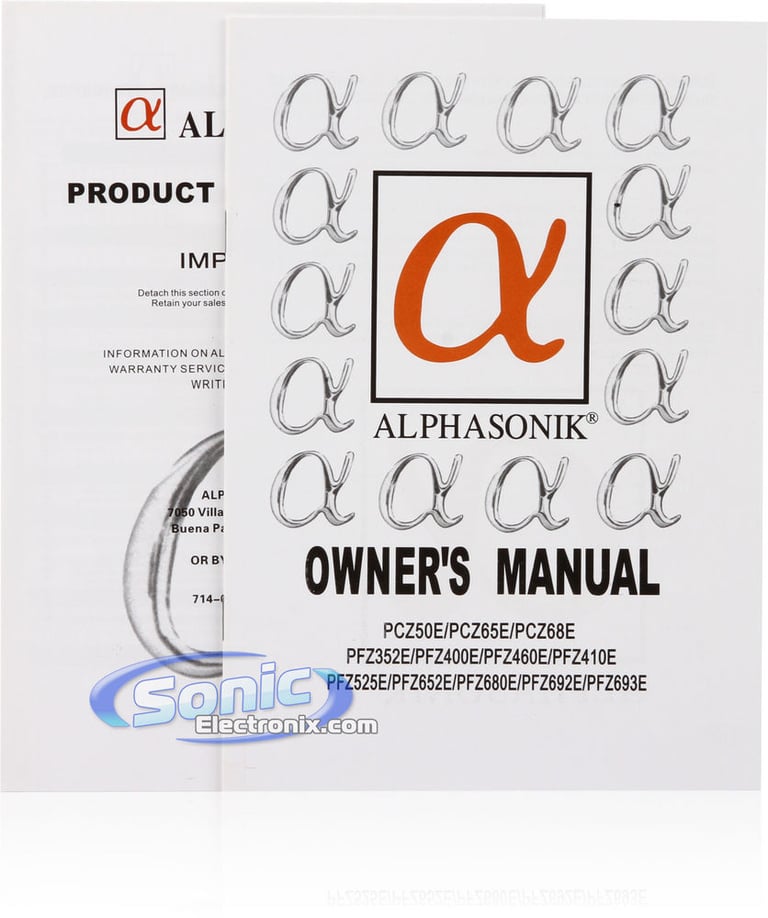 Alphasonik PFZ693E Image 9