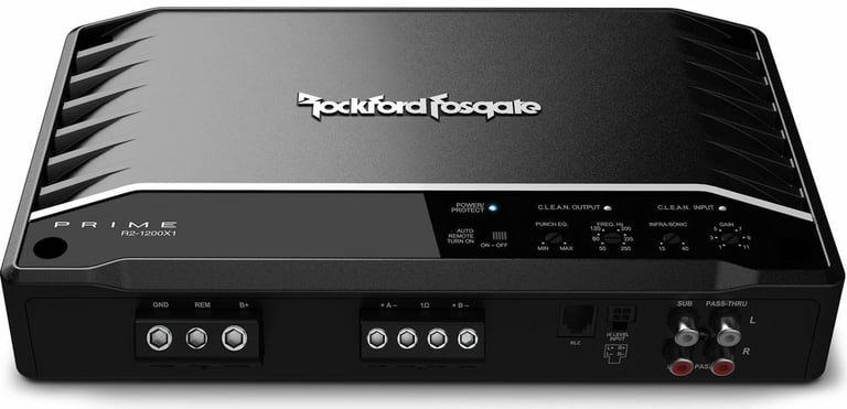 Rockford Fosgate Prime R2-1200X1 + Free Belva Amp Kit Image 4