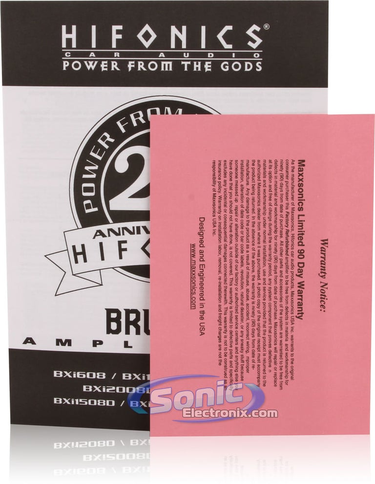 Hifonics Brutus BXI1508D R/B Image 7