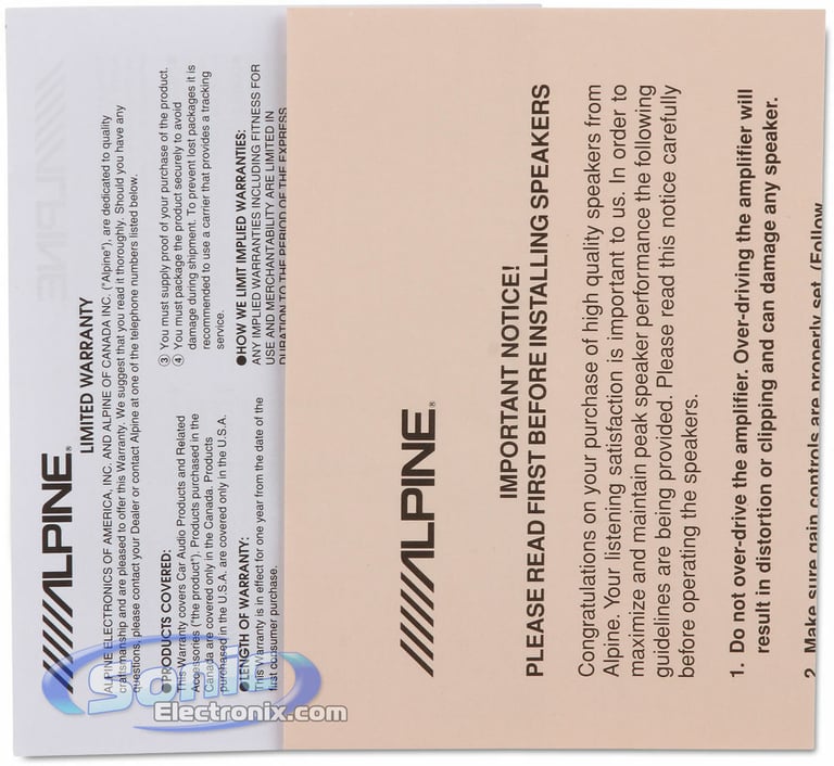 Alpine SPE-6000 (2-Pairs) Image 11