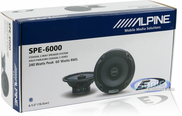 Alpine SPE-6000 (2-Pairs) Image 12