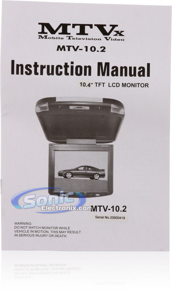 Mobile Television Video  MTV-10.2 (Black) Image 6