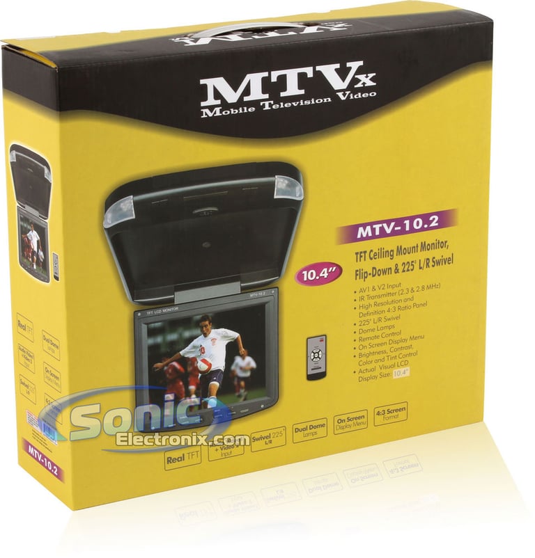 Mobile Television Video  MTV-10.2 (Black) Image 7