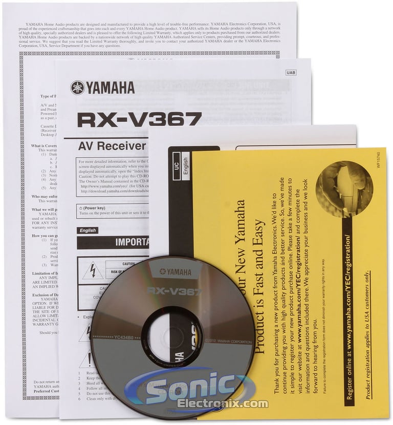Yamaha RX-V367BL Image 11