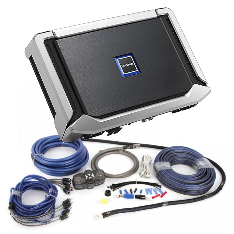 Alpine X-A70F Amplifier + Free High Quality NVX Amp Kit Image 1