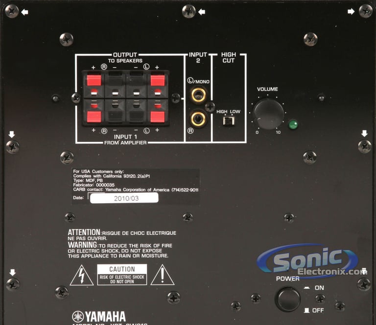 Yamaha YSTSW216BL Image 6