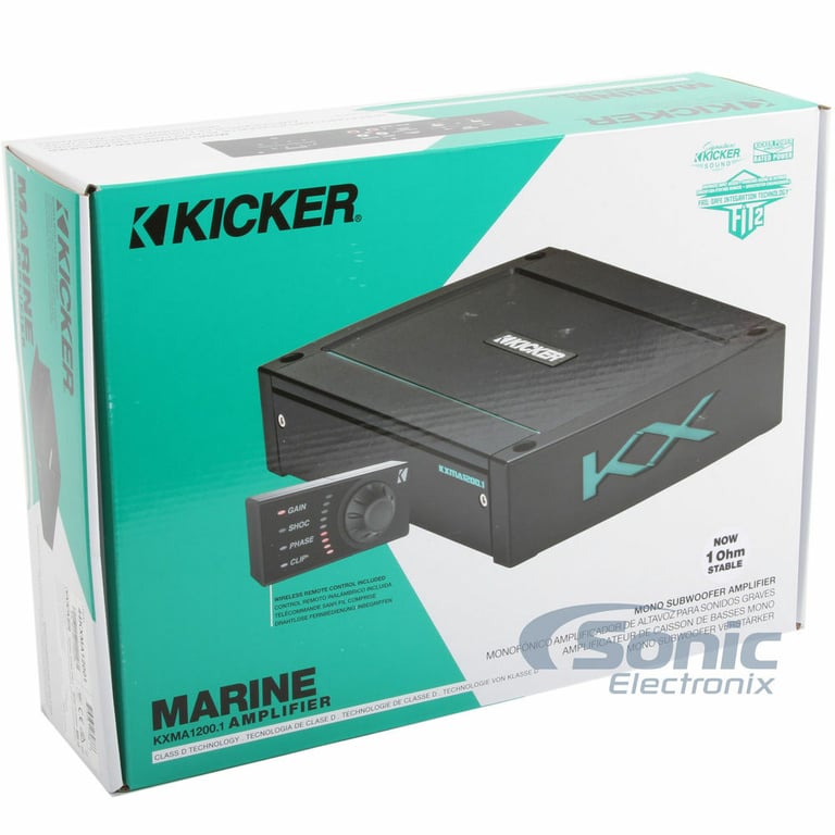 Kicker KXMA1200.1 (44KXMA12001) + Free High Quality Amp Wiring Kit Image 8