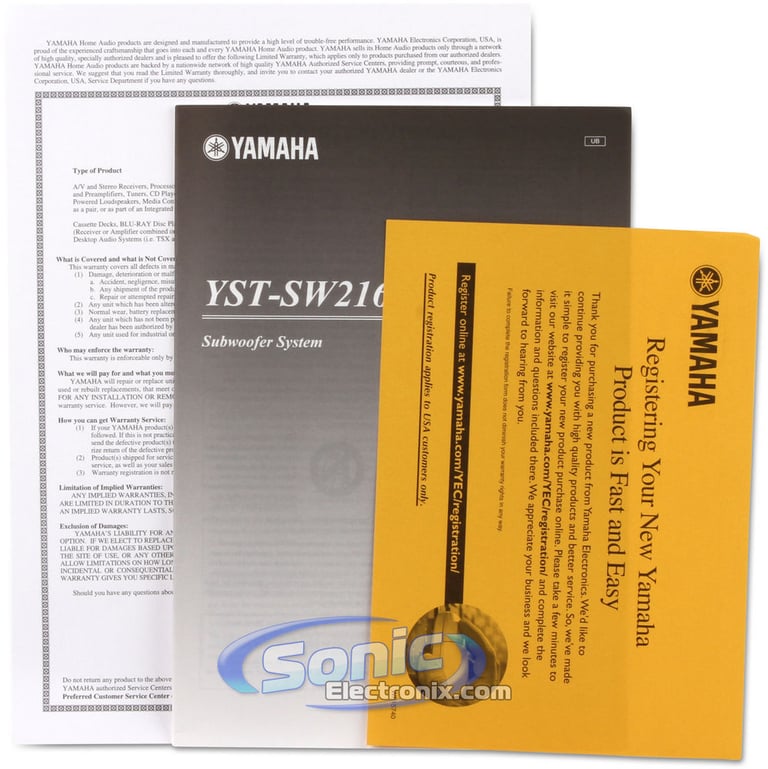 Yamaha YSTSW216BL Image 7